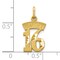 10K Gold Sweet 16 Charm Happy Birthday FindingKing 20 X 11mm Jewerly